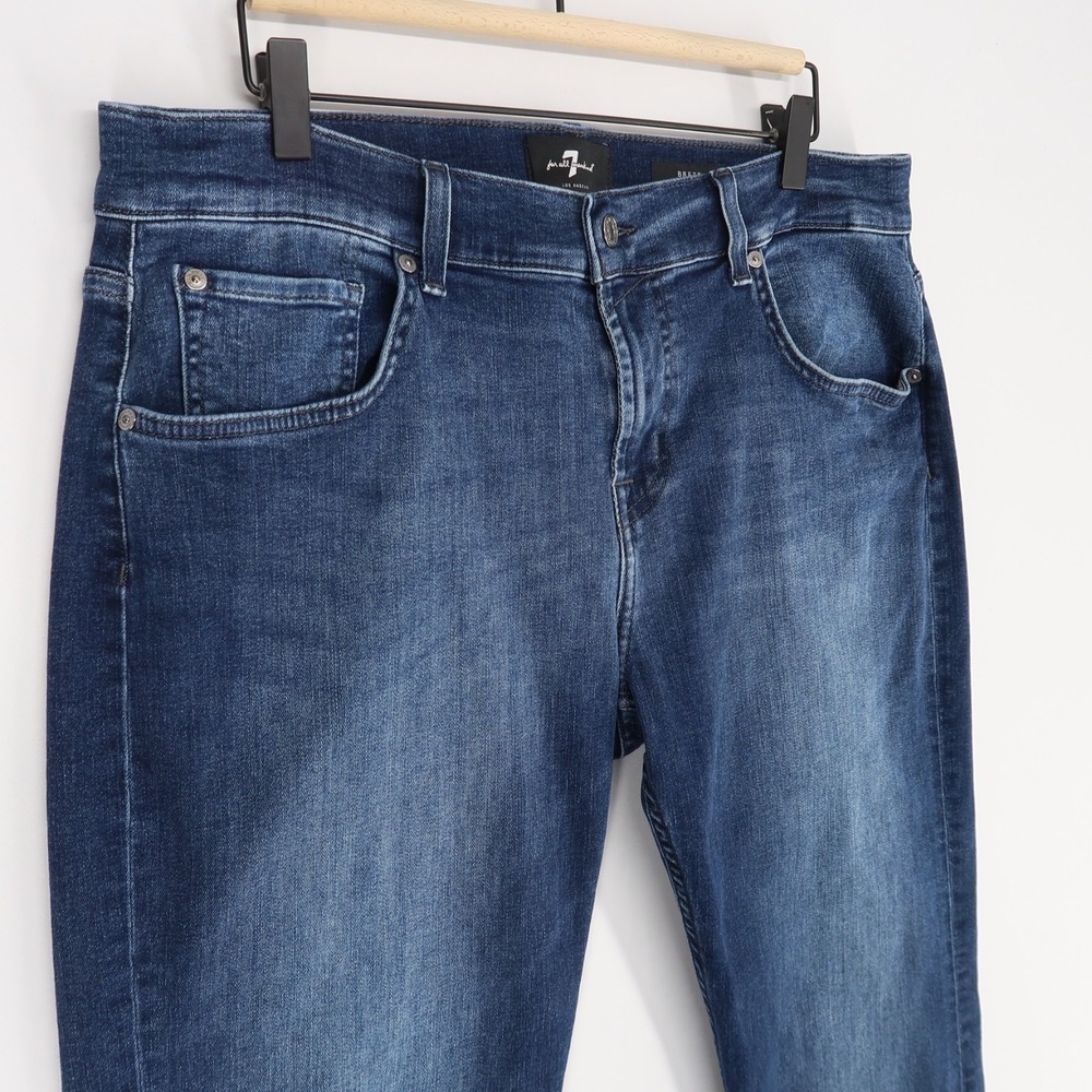 7 For All Mankind Men's Bootcut Jeans - Blue - Picture 3 of 12